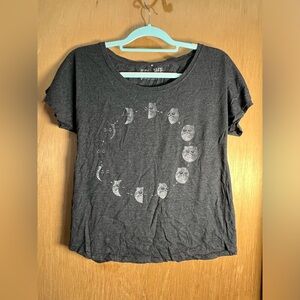 Cat Moon Phase Tee